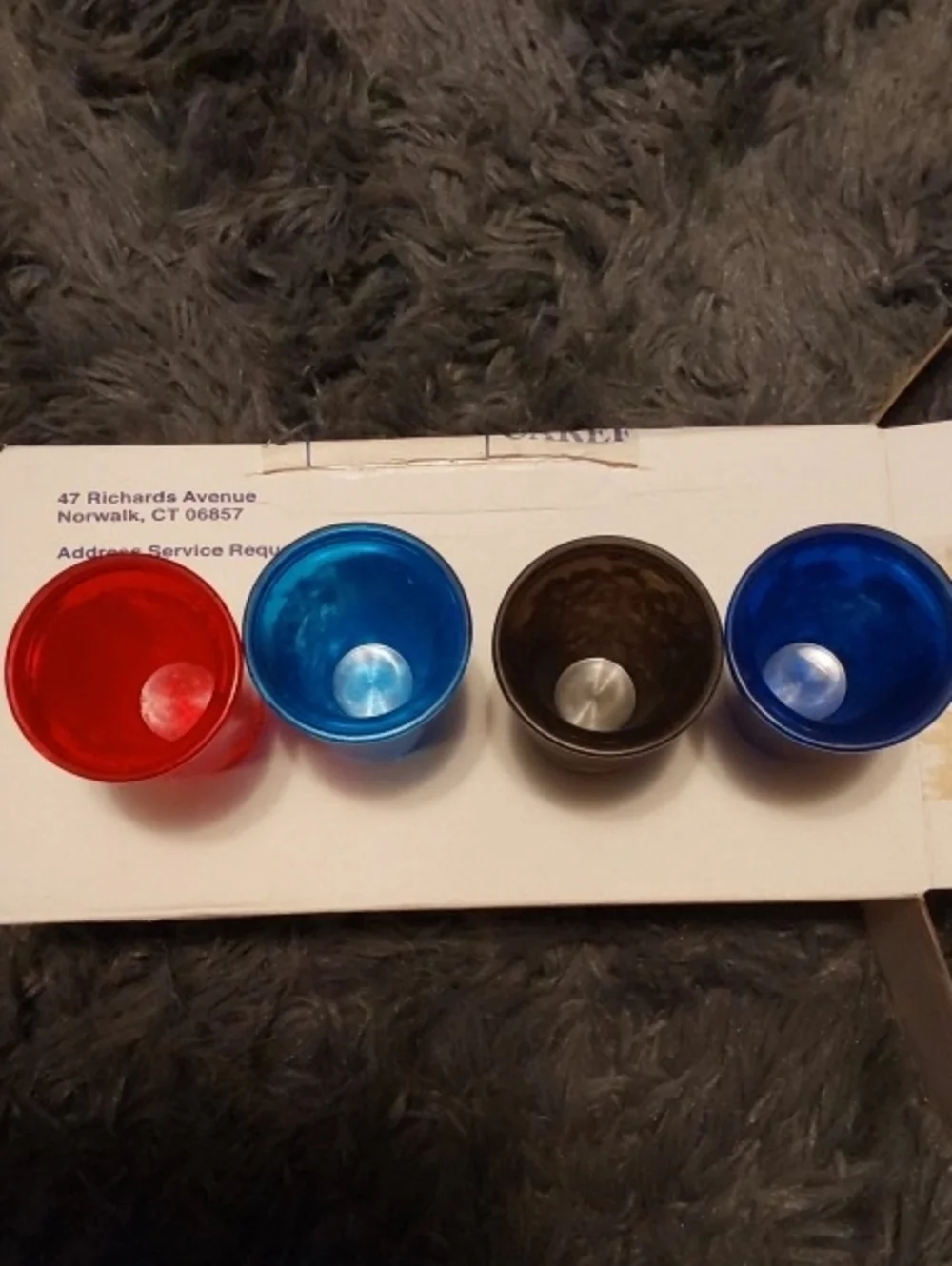 DC Comics Hero Shot Glass Set - Flash, Wonder Woman, Batman, Superman